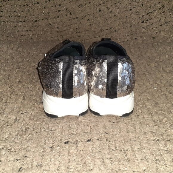 Méliné-MELINE-Black/Gray Sequins Loafers-Italy-Sz 38-Excellent - Picture 6 of 8